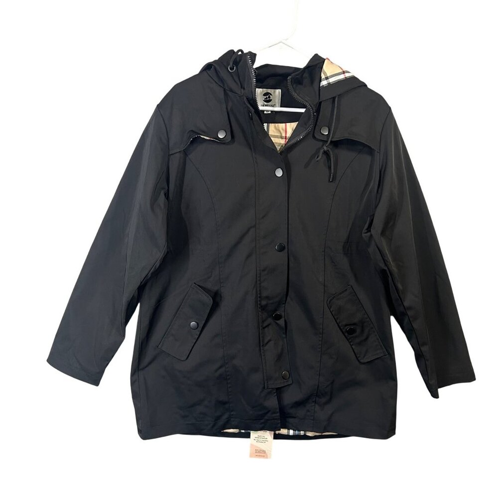 SaphiRose Women's Size Medium Hooded Trench Coat NWT